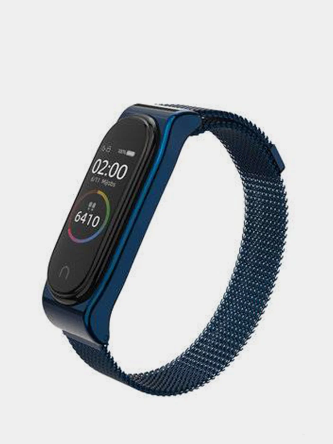 Синий ремешок Миланская петля для Xiaomi Mi Band 4
