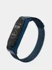 Синий ремешок Миланская петля для Xiaomi Mi Band 4