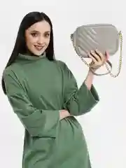 Сумка женская, цвет серый