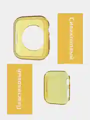 Желтый защитный чехол накладка кейс для Apple watch 4/5 40/44 мм