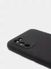 Сиреневый чехол для Samsung A02s силиконовый c softtouch покрытием