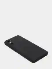 Сиреневый чехол для Samsung A02s силиконовый c softtouch покрытием