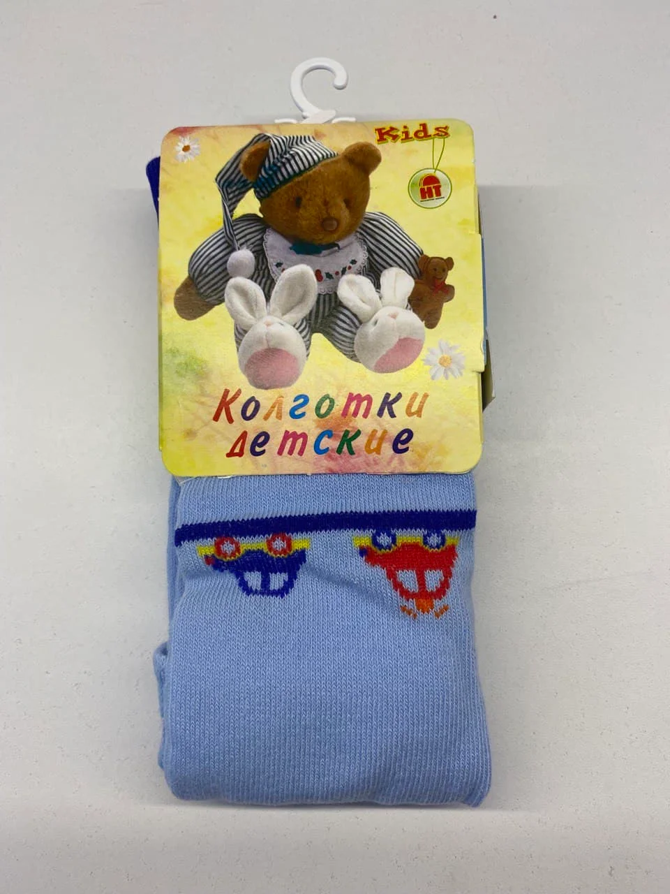 Голубой детские колготки kidPower Транспорт", 86-92