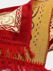 Красный намазлык, коврик для намаза, молитвенный