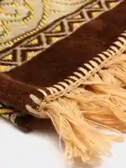 Коричневый намазлык, коврик для намаза, молитвенный
