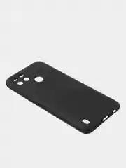 Черный чехол для Realme C21Y цветной матовый