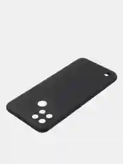 Черный чехол для Realme C21Y цветной матовый