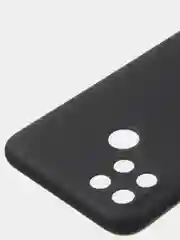 Черный чехол для Realme C21Y цветной матовый