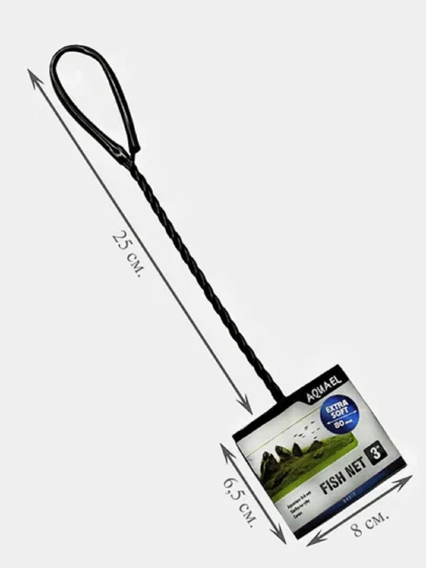 Сачок для рыбы AQUAEL "FISH NET", 3", 8 х 6.5 см
