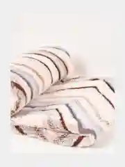 Молочный мягкий флисовый плед, 160 х 200 см