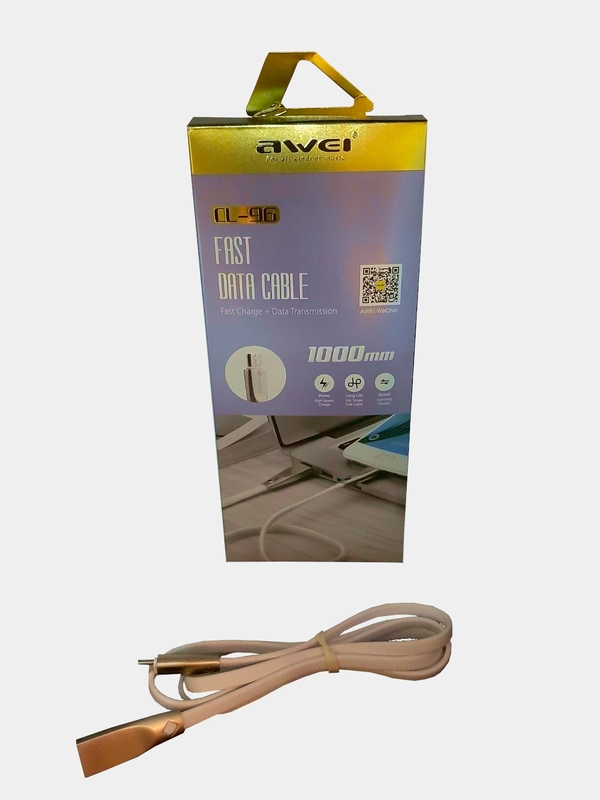 AWEI CL-96 FAST кабель Micro USB, 2.4A, длина 1 метр