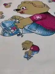 Футболка с принтом "Мишки", белая