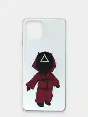 Тёмно-бордовый чехол Samsung Galaxy A22 4G / M22 / M32 с рисунком Игра в кальмара