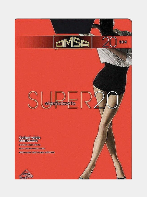 Капроновые колготки женские Omsa Super 20