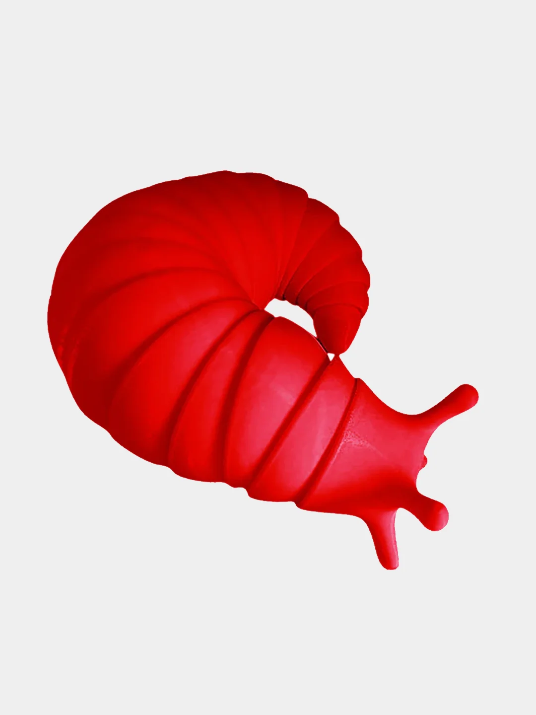 Красный finger slug, слизень цветной антистресс, фингер слаг, слизняк антистресс