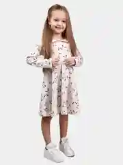 Платье для девочек, с длинным рукавом