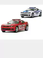 Машинка металлическая инерционная/2014 Chevrolet Camaro (Police) KT5383DPR 1:38 /Kinsmart/