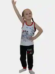 Темно-синий брюки трико детские с начесом