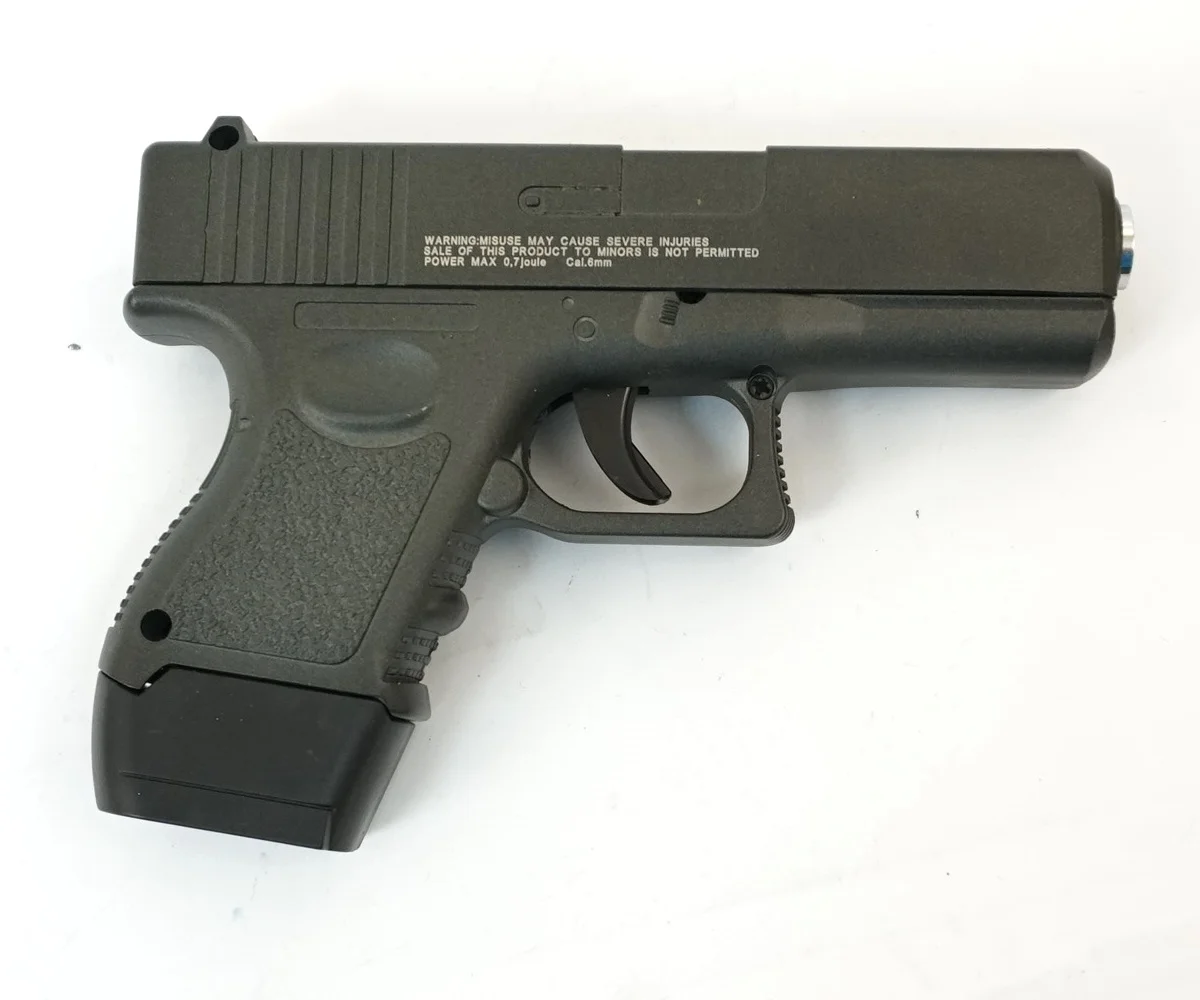 Страйкбольный пневматический пистолет Stalker SA17GM Spring Glock 17 mini на пружине 6 мм