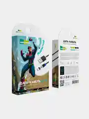 Черный кабель USB - Type-C, More Choice K61Sa, MAGNETIC, 3.0A, 1 м