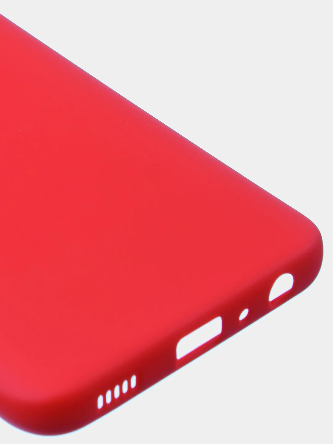 Красный чехол для Samsung A03 Core цветной матовый