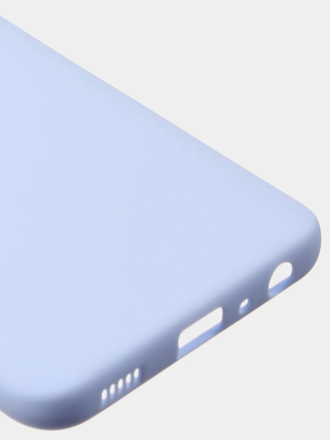 Светло-синий чехол для Samsung A03 Core цветной матовый