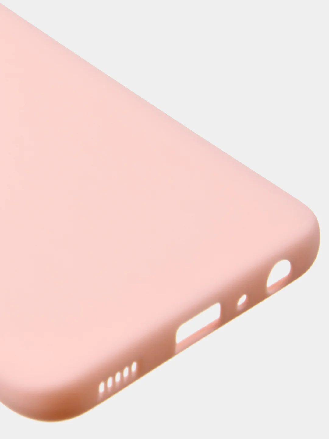 Розовый чехол для Samsung A03 Core цветной матовый