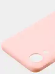 Розовый чехол для Samsung A03 Core цветной матовый