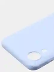 Светло-синий чехол для Samsung A03 Core цветной матовый
