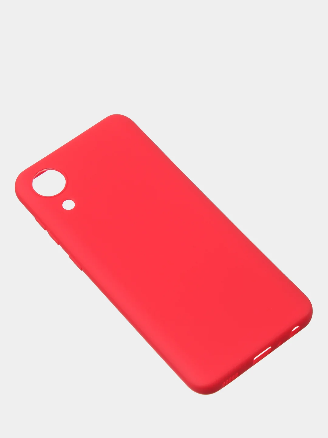 Красный чехол для Samsung A03 Core цветной матовый