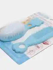 Голубой расческа и щетка для новорожденных в форме мишек / набор для ухода / расческа детская