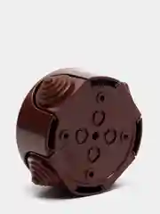 Коробка распределительная, пластик, D95, коричневая