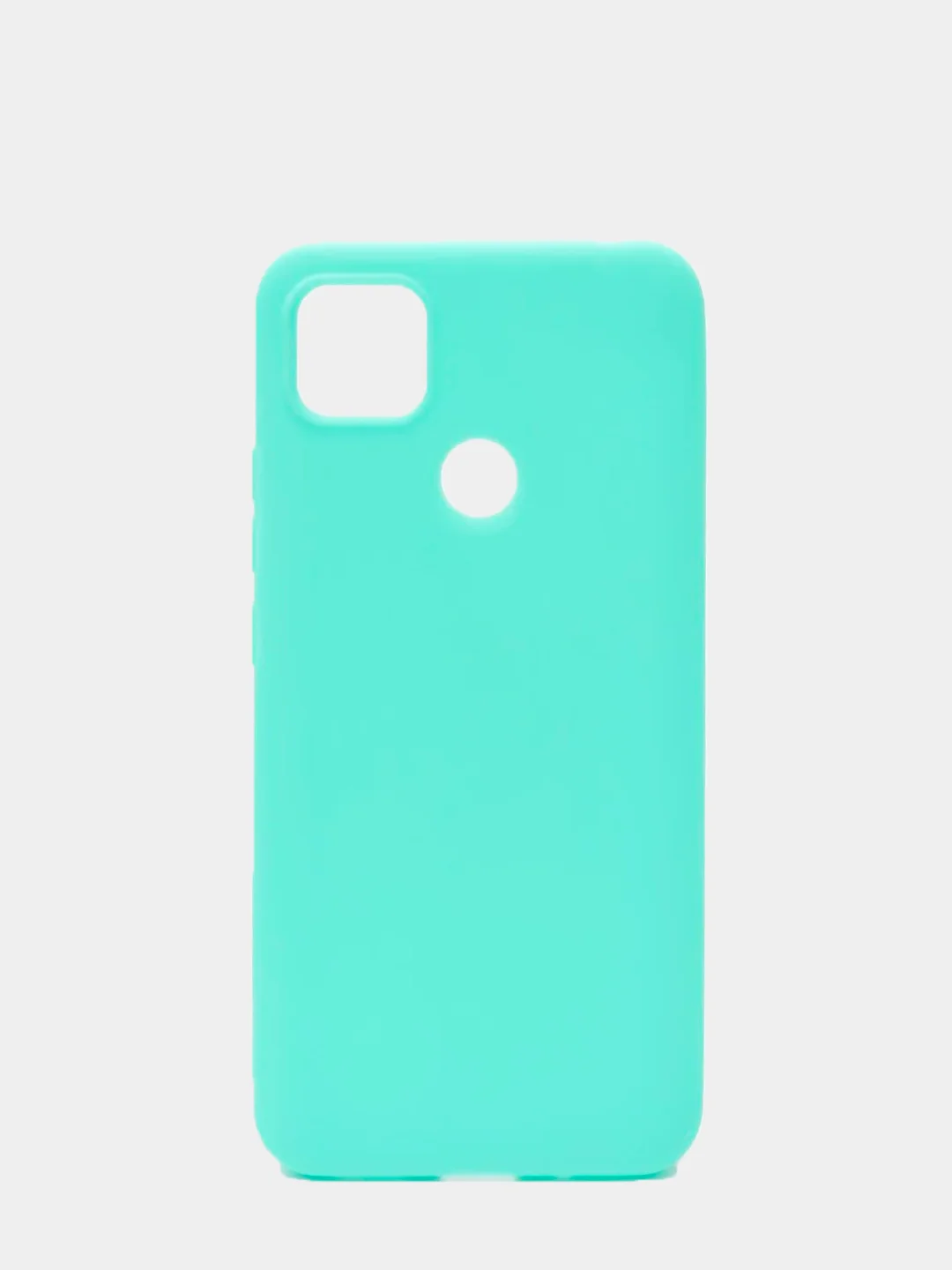 Бирюзовый чехол для Realme C25 / C25S силиконовый матовый, цветной