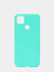 Бирюзовый чехол для Realme C25 / C25S силиконовый матовый, цветной