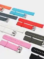 Тёмно-серый ремешок для Xiaomi Amazfit Bip GTR 42 мм / GTS / Samsung Gear S2 силиконовый сяоми самсунг