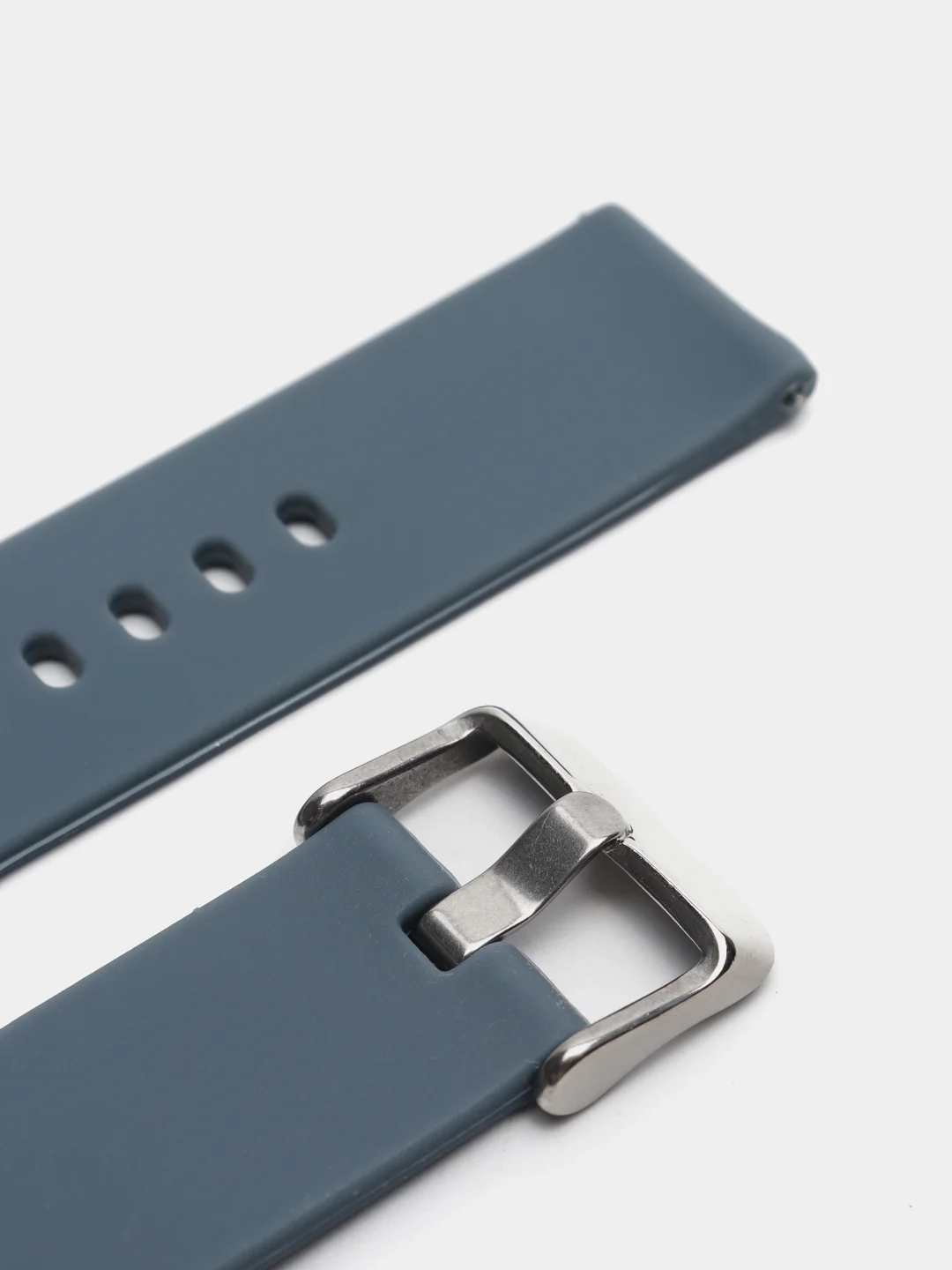 Тёмно-серый ремешок для Xiaomi Amazfit Bip GTR 42 мм / GTS / Samsung Gear S2 силиконовый сяоми самсунг