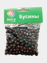 Бусины деревянные круглые 50г d 8мм