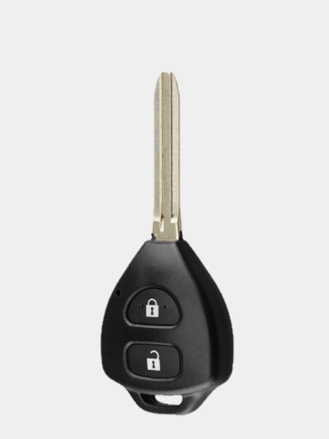 Черный корпус ключа зажигания  Тойота Toyota Rav4, Corolla, Hilux, Yaris, Avalon, Echo, Prado