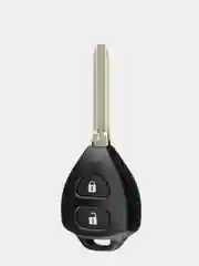 Черный корпус ключа зажигания  Тойота Toyota Rav4, Corolla, Hilux, Yaris, Avalon, Echo, Prado