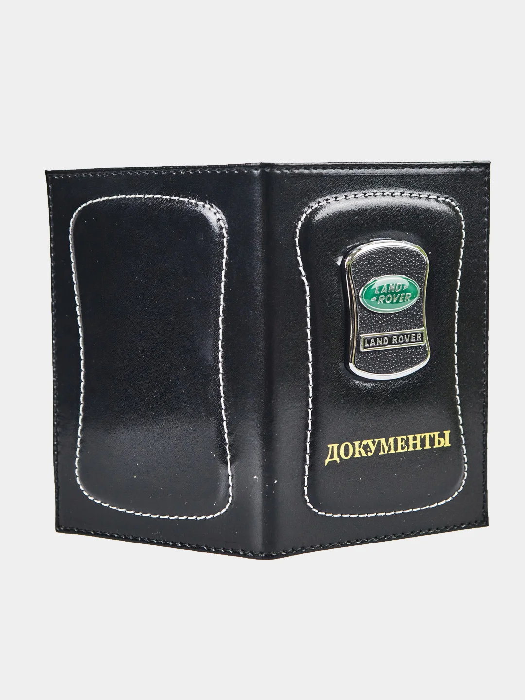 Кожаная обложка на авто документы/на права/птс/чехол/c логотипом/с маркой машины