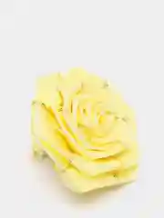 Лимонный розы из ткани