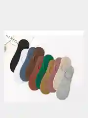 Носки женские хлопчатобумажные короткие, однотонные, впитывающие