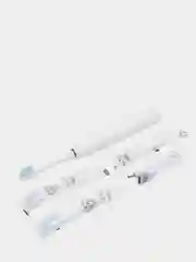 Белый электрическая зубная щетка SONIC ELECTRIC TOOTHBRUSH X-3, 6 режимов 4 насадки