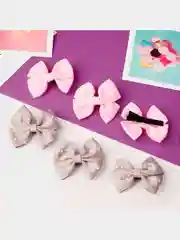 Конфетный заколки зажимы БАНТИК, набор 2 шт, 5,5 см