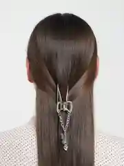 Серебряный краб для волос
