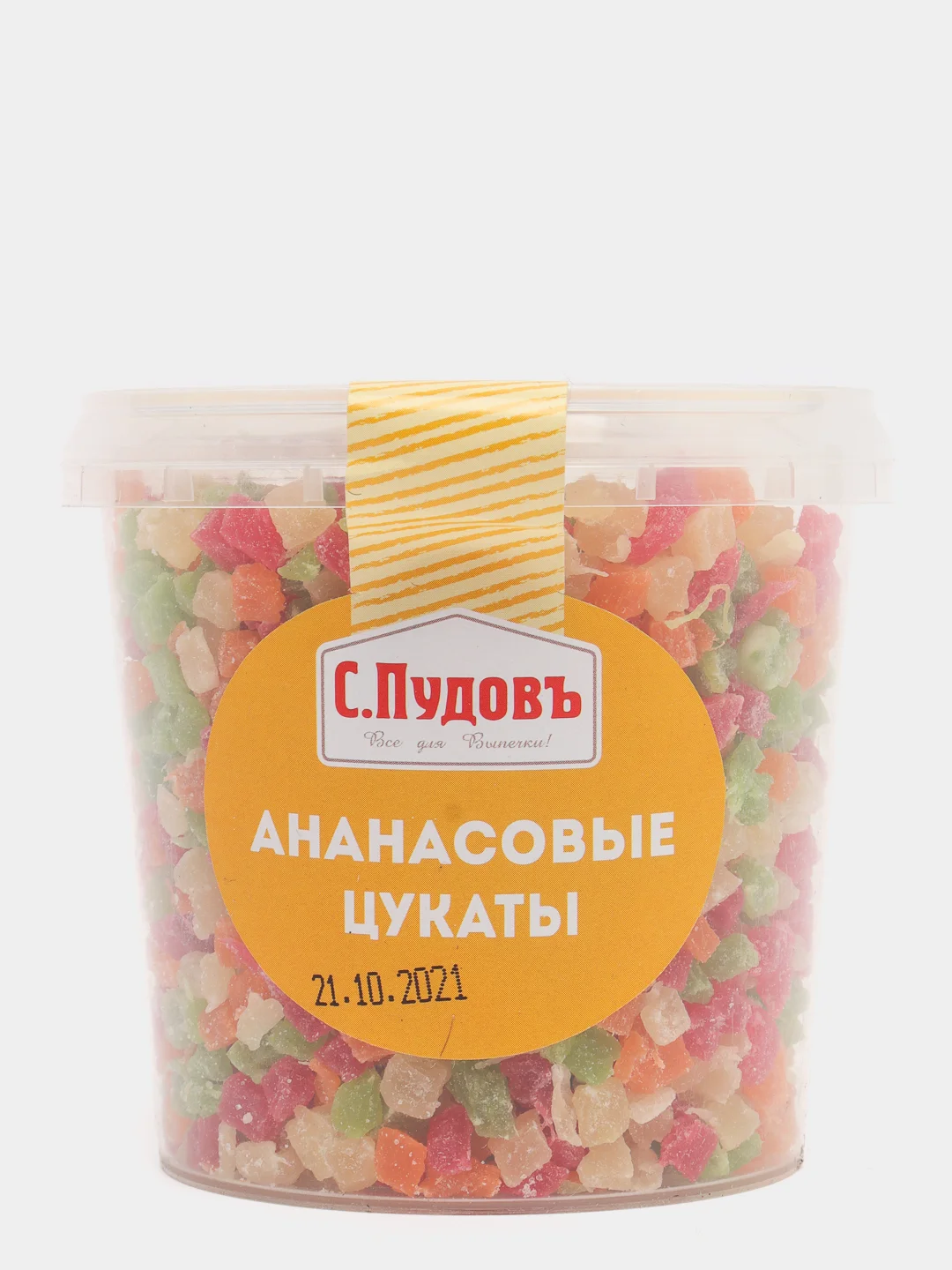 Ананасовые цукаты С.Пудовъ, 230 г