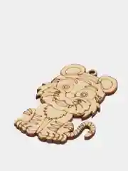 Игрушка  Тигренок (раскраска)