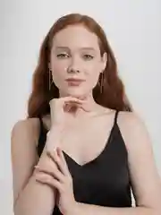 Золотой круглые серьги/ Серьги на гвоздике