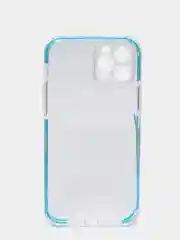 Голубой чехол на iPhone 12 PRO, противоударный