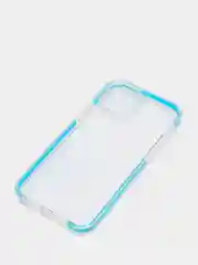 Голубой чехол на iPhone 12 PRO, противоударный